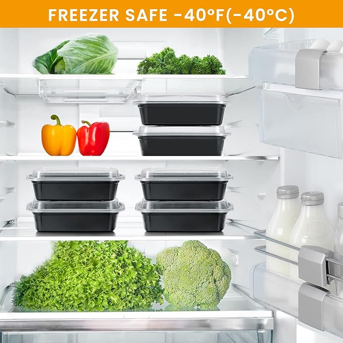 38oz Meal Prep Containers, Extra Large &Thick Food Storage Containers