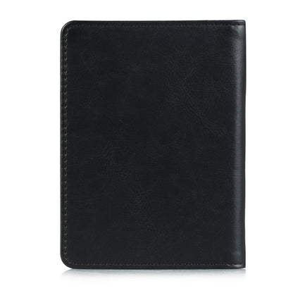 EpicGadget RFID Blocking Premium Leather Passport Holder Travel Wallet Cover Case (Black)