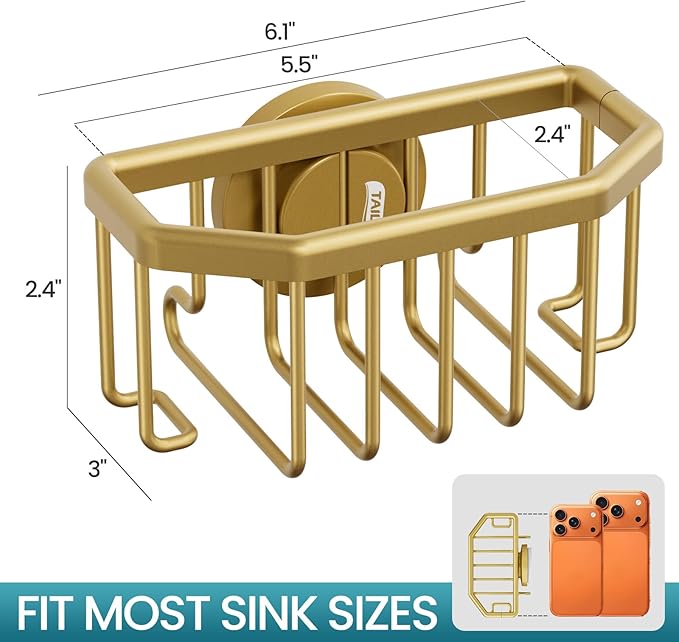 TAILI Sponge Holder for Kitchen Sink