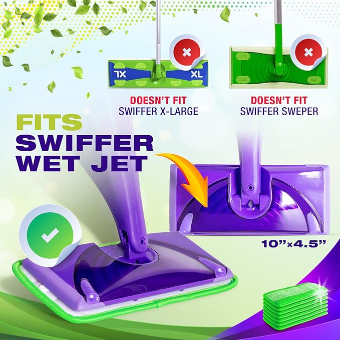 VanDuck Reusable Mop Pads Compatible