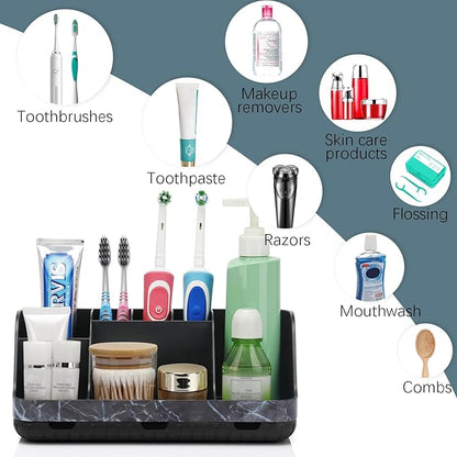Marble Black Toothbrush Holders