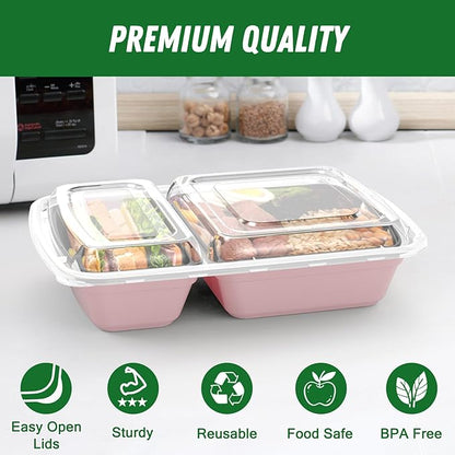 50 Pack 28 oz Meal Prep Containers Reusable