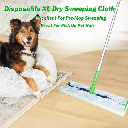 XL Dry Sweeping Cloth Refills for Swiffer Sweeper X-Large Mop, XL Disposable