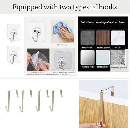 Hanging Storage Organizer, Over The Door Hanging Bags/Wall Baskets Storage