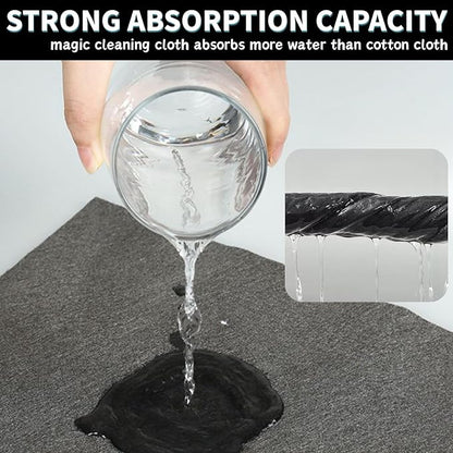 10PCS Thickened Magic Cleaning Cloth, Absorbent Magic Cleaning Glass Cloth