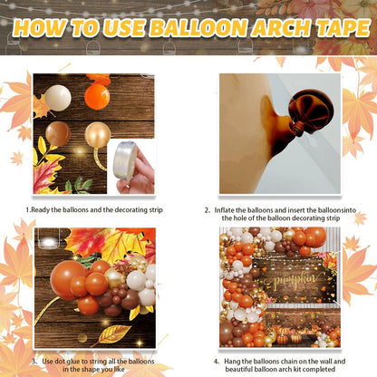 MEHOFOND Thanksgiving Pumpkin Baby Shower Decorations, Fall Rustic Wood Little Pumpkin is On the Way Backdrop Tablecloth Balloons Arch, Autumn Orange Brown Balloons Garland for Give Thanks Baby Shower