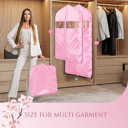 Univivi Super Soft Satin Garment Bags