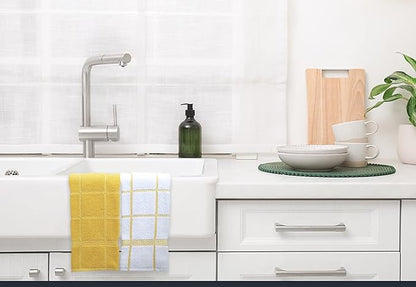 100% Cotton Terry Dish Towels, 4 pack16 x26 Inches, Super Soft and Absorbent