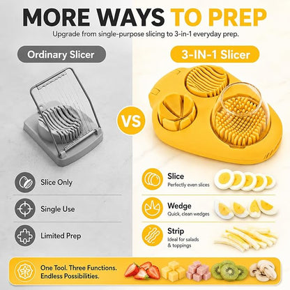 Egg Slicer for Hard Boiled Cherry Tomato Strawberry Salad Cutter Hard Grape Stainless Steel Kitchen Gadget Chopper Dicer Fruit Spam Cup Tool Quail Tomatoes Mushroom Accessories