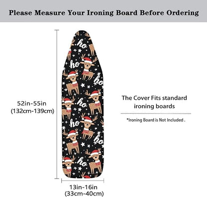 Christmas Deer Extra Thick Ironing Board Covers