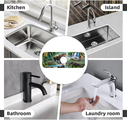 Animal Paradise Kitchen sink faucet pad, strong water absorption, anti slip