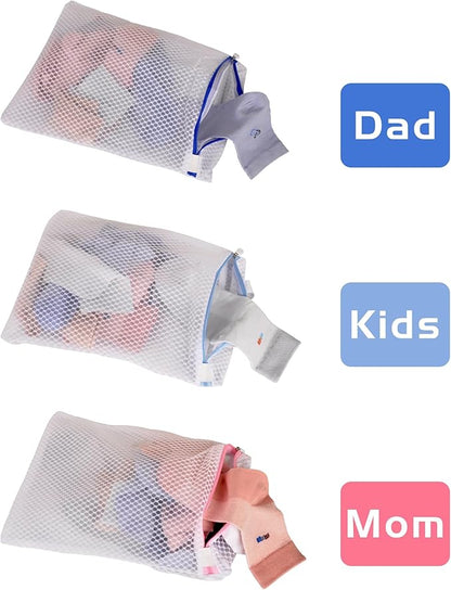 3-PACK Hanging Mesh Laundry Bags