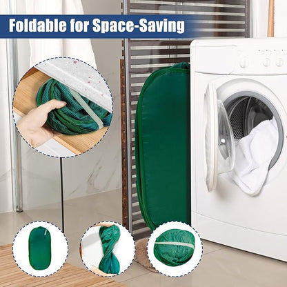 Collapsible Laundry Baskets, Upgrade Pop Up Laundry Hamper