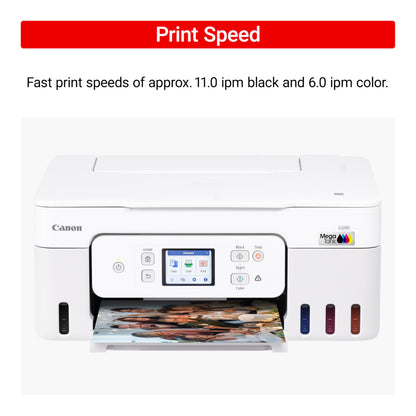 Canon Megatank G3290 All-in-One Wireless Supertank [Megatank] Printer | Print, Copy, Scan | Mobile Printing |2.7" LCD Color Touchscreen | Auto Duplex