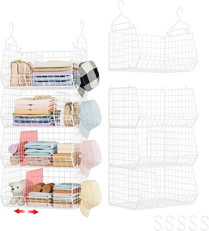4 Tier Extra Large Hanging Closet Organizer, Closet Organizer Hanging
