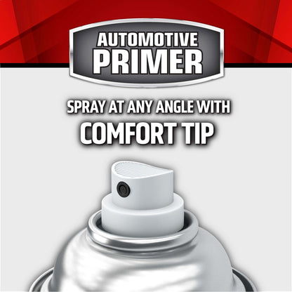 Rust-Oleum 260510 Stops Rust Automotive 2-in-1 Filler & Sandable Primer Spray, 12 oz, Gray