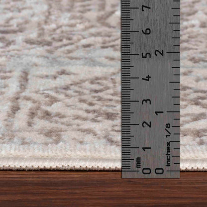 Livabliss x Galey Alix Myrtle Avenue VI Vintage Moroccan Area Rug, 6'7" x 9' (7' x 9'), Olive