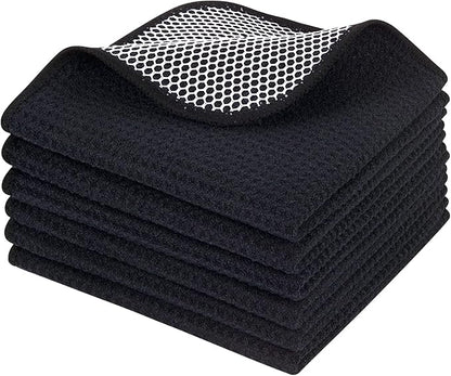 KinHwa Kitchen Washcloths for Dishes Absorbent Microfiber Dish Cloths Quick Dry