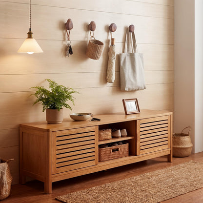 Novabright 8 Pcs Walnut Wood Wall Mounted Coat Hooks Wooden Wall Hooks Wooden Cabinet Knobs Wood Cabinet Knobs Coat Racks for Hanging Towels Clothing Scarf Bag Hat Bedroom Home Office