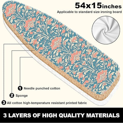 Ironing Board Cover 15x54 Inch- Standard Cotton Cover