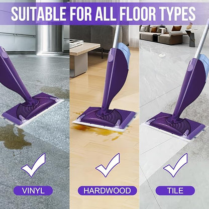 Mopping Pad Refill for Wet Jet Mop, Disposable Multi Surface Wetjet Hardwood
