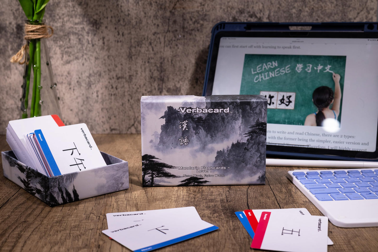 Mandarin Chinese Flashcards – Study Deck with 160 HSK 1 Vocabulary Cards with Pinyin, English & Example Sentences | Perfect for Beginners & Students