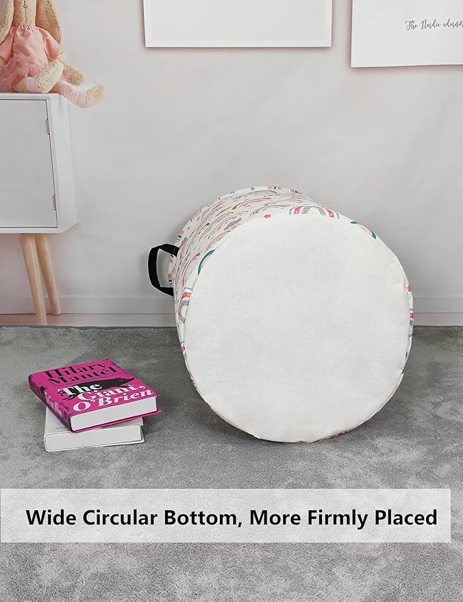 QUEENLALA Large Storage Basket, Laundry Hamper/Bathroom/Home Decor/Collapsible