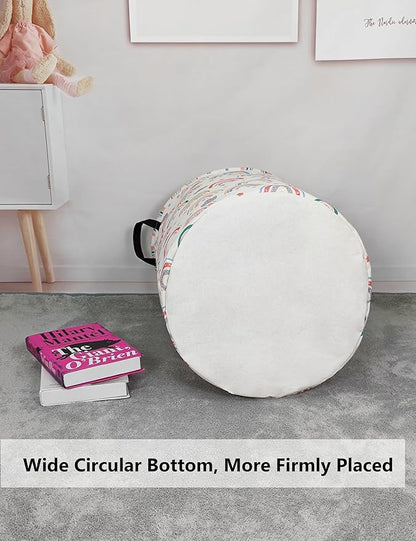 QUEENLALA Large Storage Basket, Laundry Hamper/Bathroom/Home Decor/Collapsible