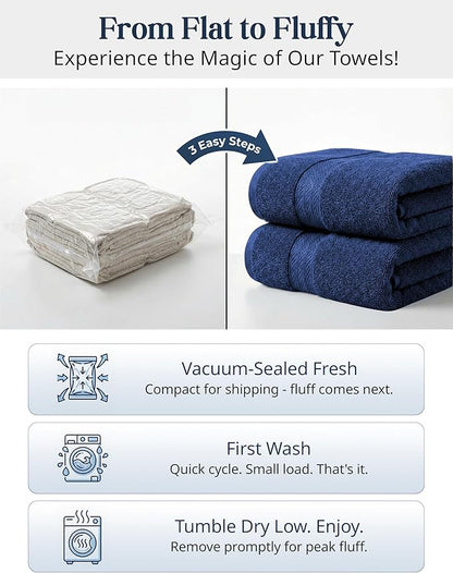 LANE LINEN 24 PCs Bath Towel Set