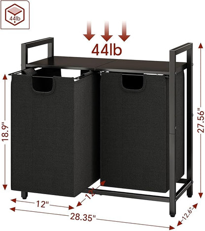 Kitstorack Laundry Basket Organizer, Laundry Hamper