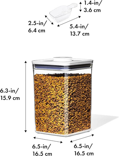 OXO Good Grips Pet POP Container – 4.4 Qt/4.2 L