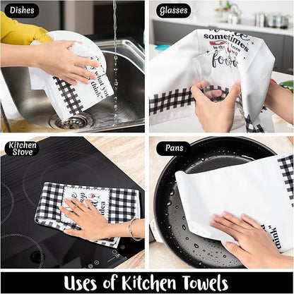 R HORSE Funny Kitchen Dish Towels