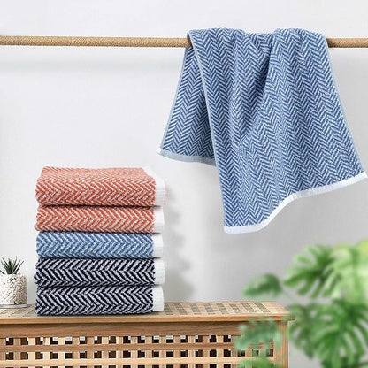 Cleanbear Coral Hand Towels for Bathroom
