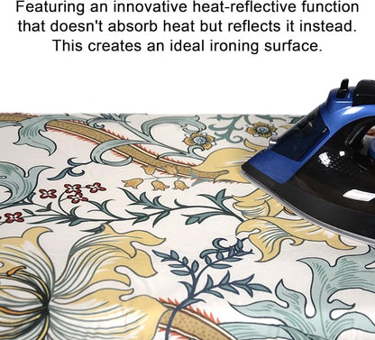 Standard Size Ironing Board Cover and Pad, Full Size Scorch Resistant Padding