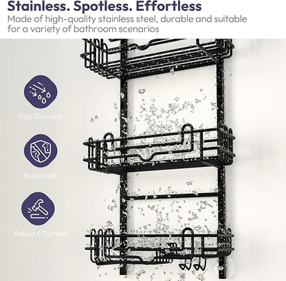 SWTYMIKI Shower Caddy Hanging Organizer