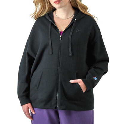 Champion Women's Full-Zip Hoodie, Powerblend, Fleece Sweatshirt, Hoodie Sweatshirt for Women