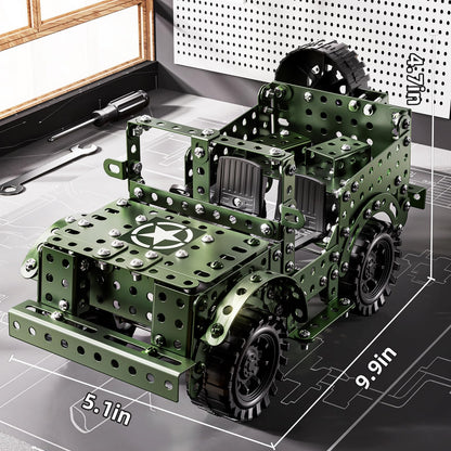 XINNOVEL Metal Model Truck Kits - STEM Projects for Kids Ages 8-12, Assembly Educational Building Toys Model Car Toys for Kids Boys Girls 8 9 10 11 12 Years Old