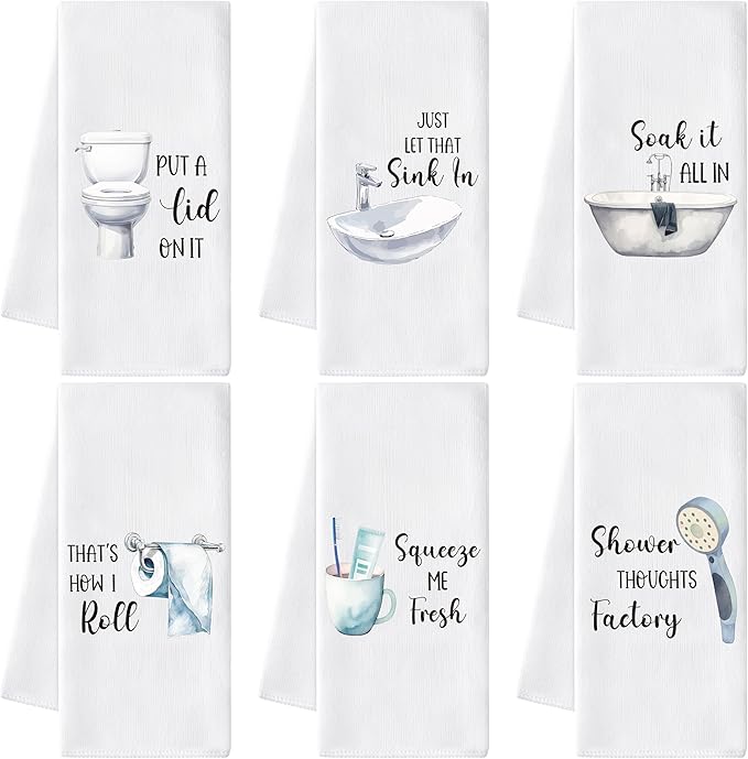 GROBRO7 Funny Sayings Hand Towel