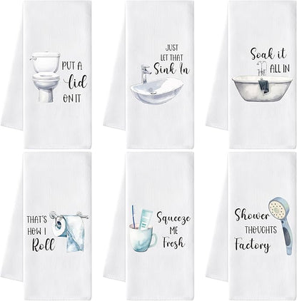 GROBRO7 Funny Sayings Hand Towel