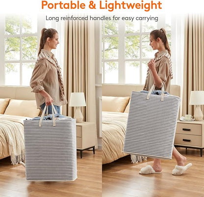 Lifewit 2 Pack Laundry Hamper Large Collapsible Laundry Baskets, Freestanding