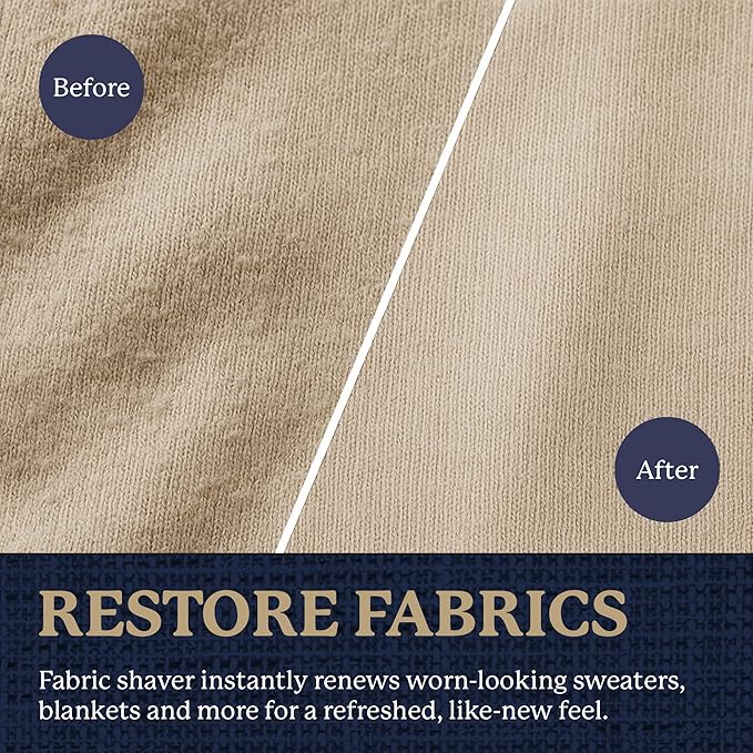 Farberware Fabric Shaver & Lint Remover Set – Battery Operated Sweater Shaver