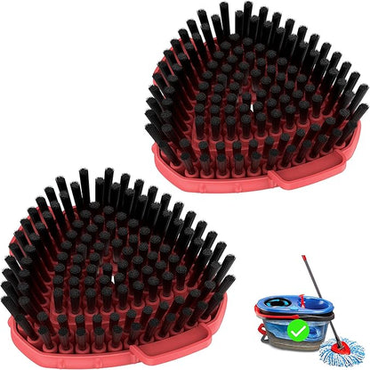 Aifacay Upgrade 2 Pcs Scrubber Mop Heads Replacements