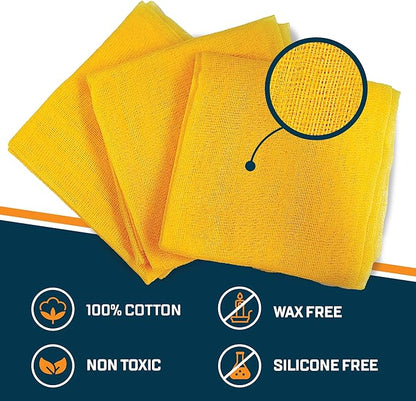 MāKRS 18" x 36" Pro-Tack Tack Cloth, Remove and Trap Dust Particles, 100% Cotton