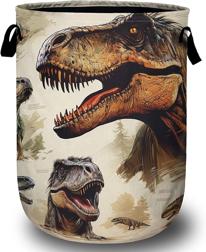 Dinosaur Laundry Basket, Laundry Hamper Collapsible Oxford Cloth