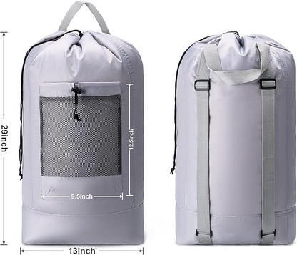 Backpack Laundry Bag, Large Travel Laundry Bags
