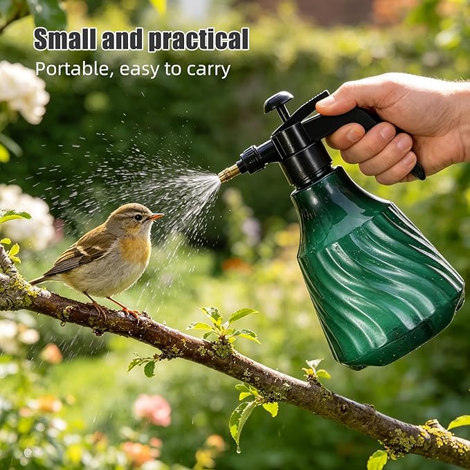 Ultrafine Bird Mister Sprayer Bottle for Parrot Grooming Handheld Pet Bird Cage Cleaner for Cage Cleaning Portable Handheld Refillable Pet Bath Sprayer 67.6oz/2Liter