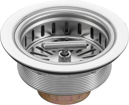 KONE 3-1/2 Inch Kitchen Sink Drain Strainer Assembly Made by All Stainless Steel