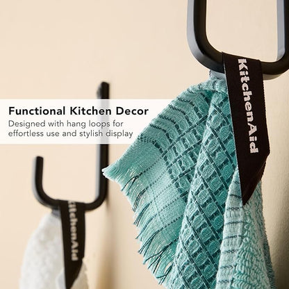 KitchenAid Gourmet Series Gridlines Kitchen Towels 3-Pack Set, 100% Cotton