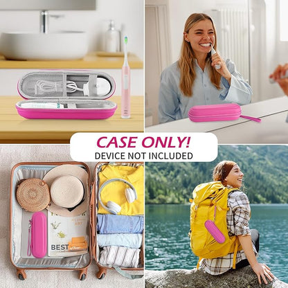 Toothbrush Travel Case for Oral B/Oral-B Pro 1000 1500 5000 7000 & Philips