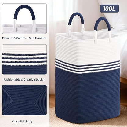 Laundry Basket Hamper, Blanket Storage, Dirty Clothes Hamper